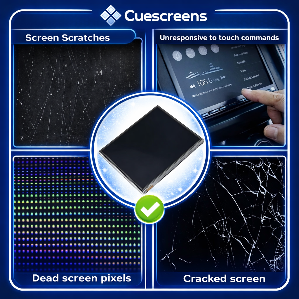 UConnect 3C 8.4" LCD + Touchscreen Replacement VP3 / VP4 Systems | DJ084NA-01A | 2013–2018 Chrysler, Dodge, Jeep, and RAM Vehicles