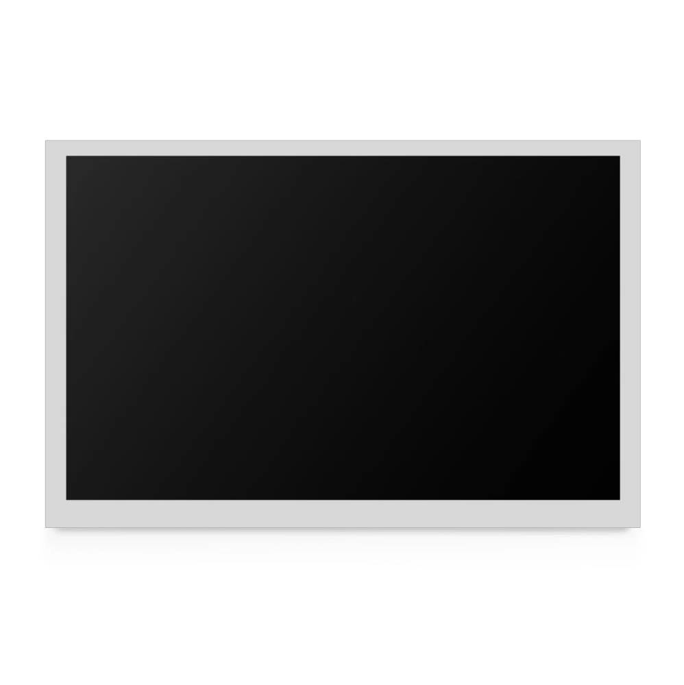 Replacement 7-inch Jeep Wrangler JL/JLU instrument cluster LCD screen with a black display and silver frame.