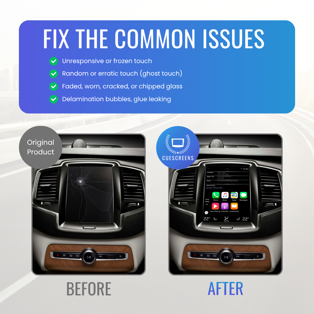 9.1" Volvo LCD Replacement Screen DD091IA-01A 32247465 (XC90, XC40, S60, X60)