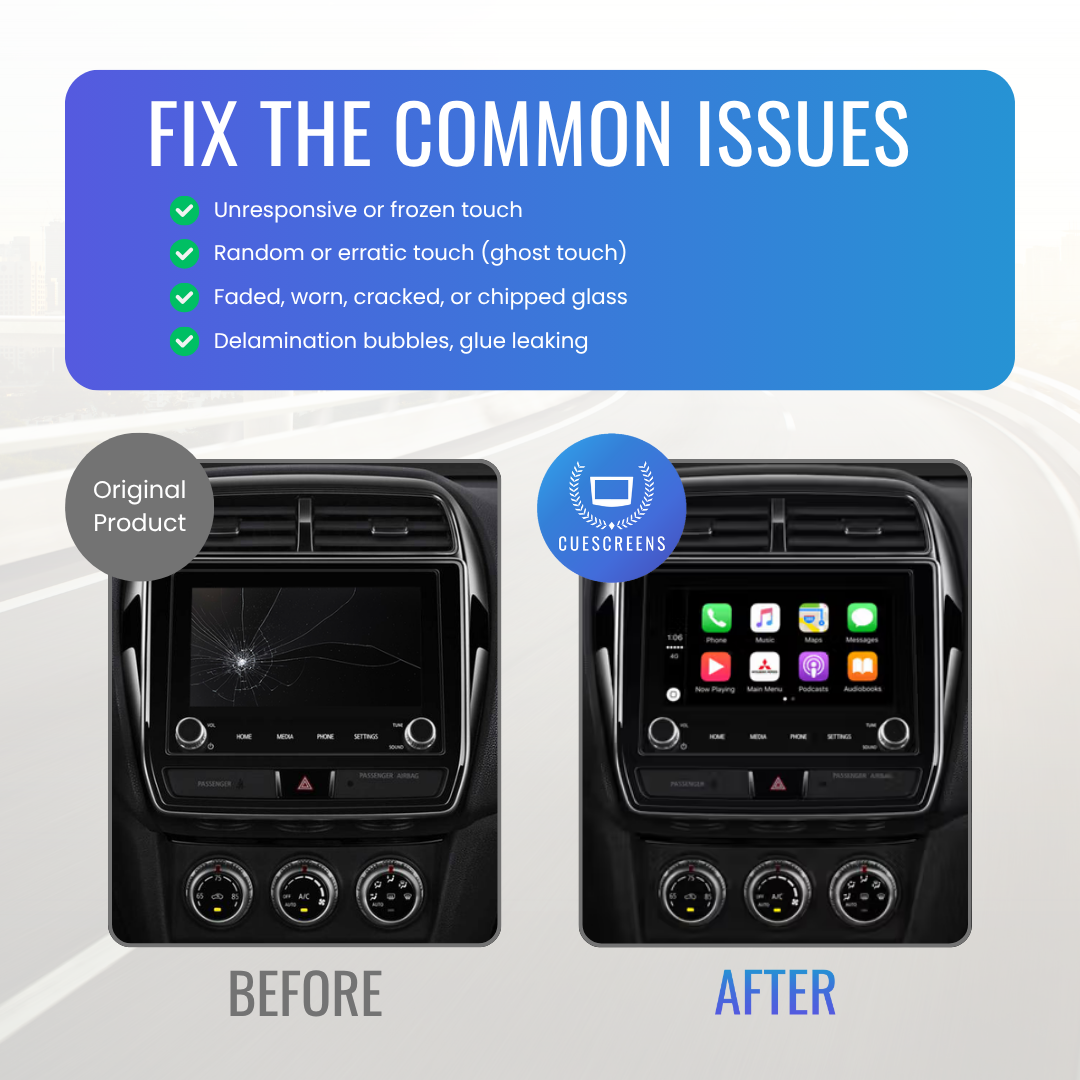 Mitsubishi Outlander 8" Replacement LCD Display Touch Screen Panel C080VTN03-Cuescreens