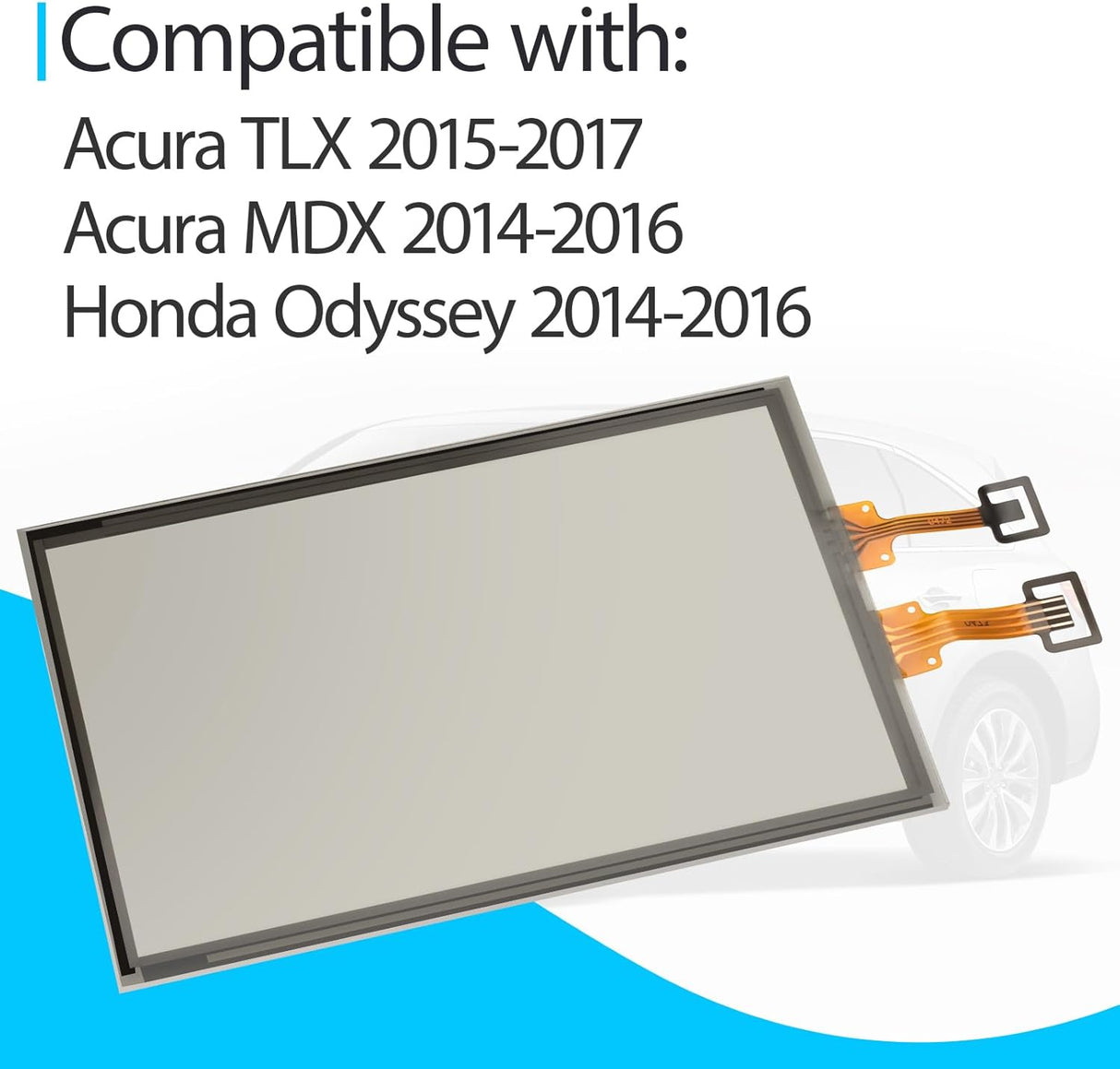 Acura TLX MDX 7” Touchscreen Digitizer Replacement (2014–2017) | Honda Odyssey 2014–2017 | Radio Display Repair | Cuescreens