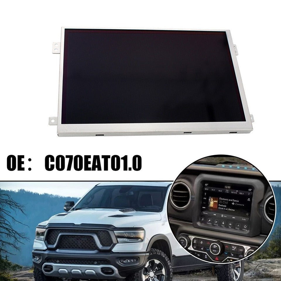 UConnect 4 VP2 7" LCD + Digitizer Screen Replacement C070EAT01.0 for Chrysler, Dodge, Jeep (2017+)