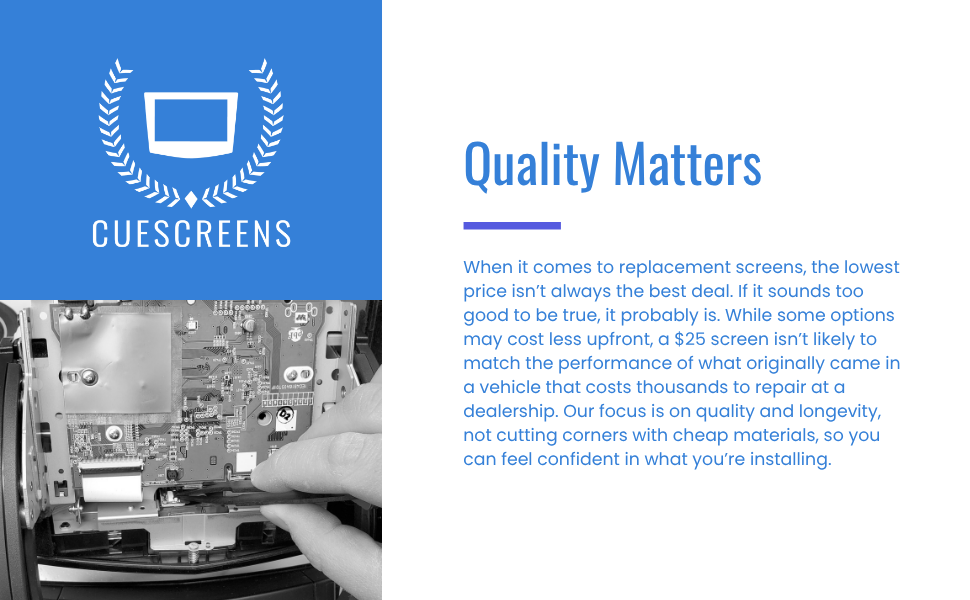 2018-2019 Outback & Legacy 8-Inch TEL/MAP Upgraded Touchscreen Digitizer Replacement – Anti-Glare, Gel-Free, Ultra-Responsive Chip