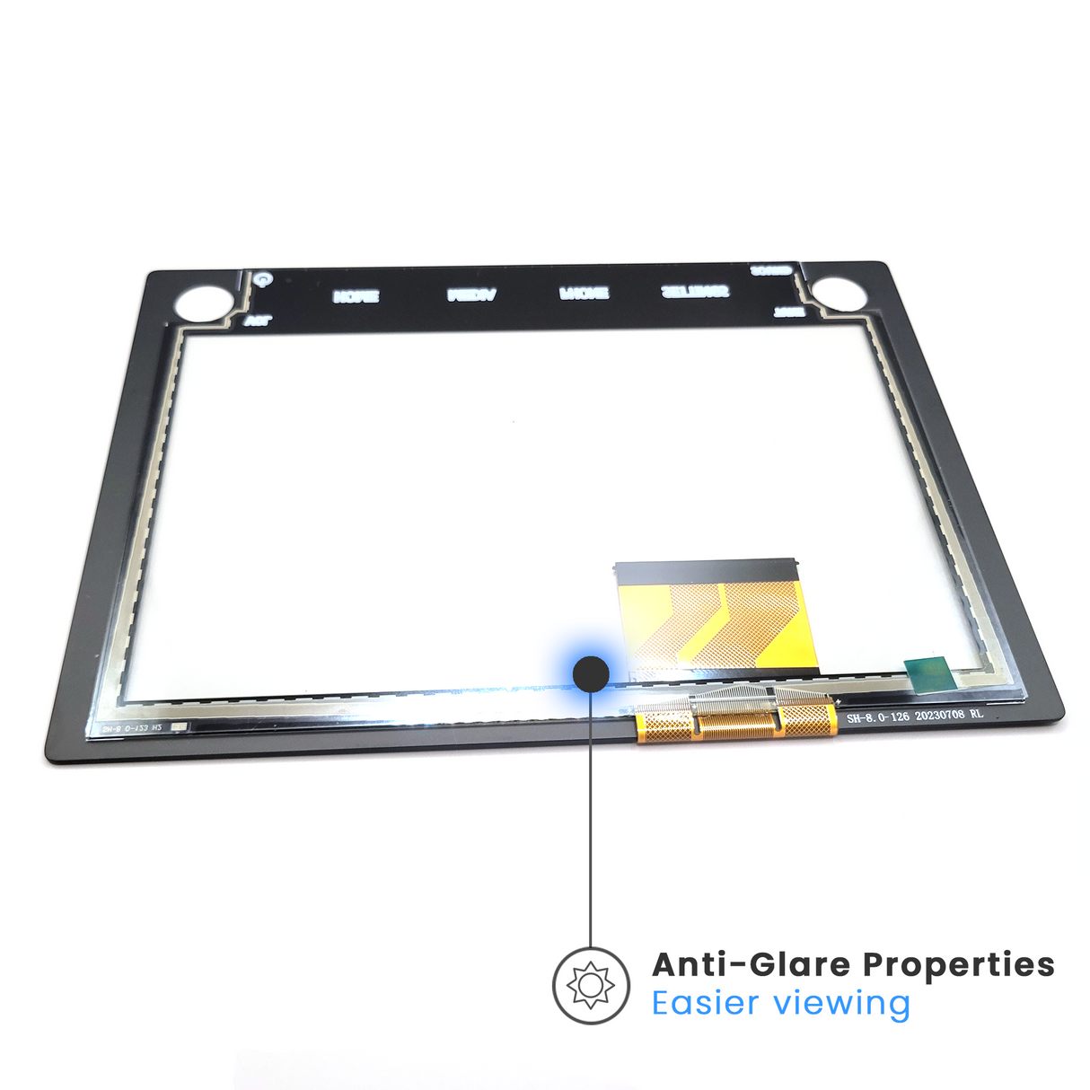 Mitsubishi Outlander 8" Replacement LCD Display Touch Screen Panel C080VTN03-Cuescreens