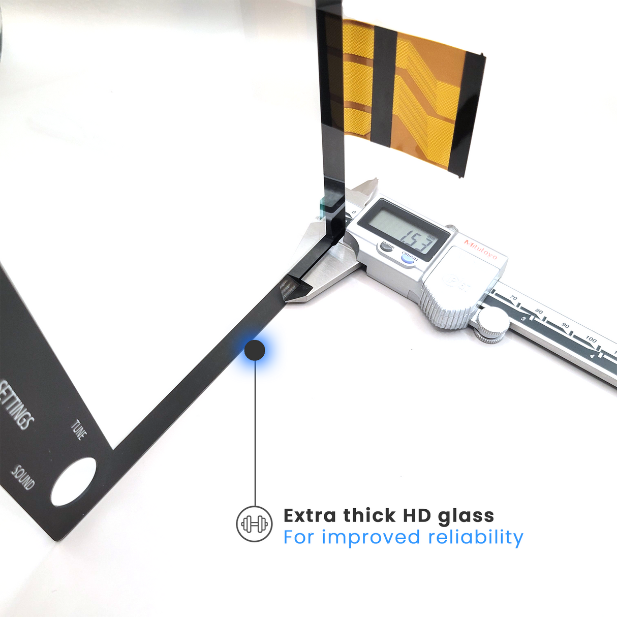 Mitsubishi Outlander 8" Replacement LCD Display Touch Screen Panel C080VTN03-Cuescreens