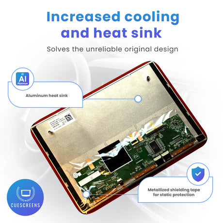 12.6" Replacement Rear Screen for 2021+ Yukon Suburban Tahoe Escalade-Cuescreens