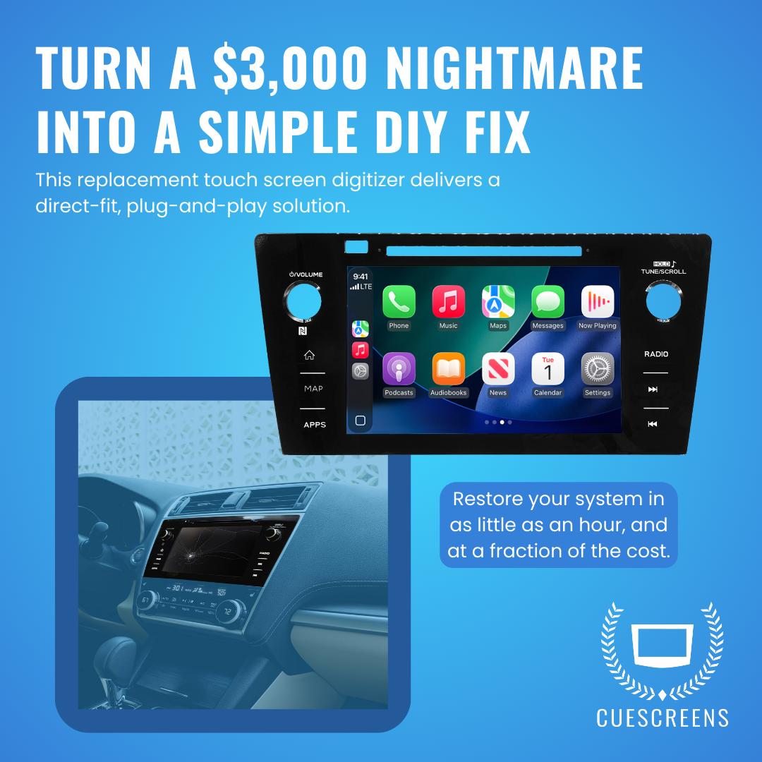2018-2019 Outback & Legacy 8-Inch MAP Version Upgraded Touchscreen Digitizer Replacement – Turn a $3,000 Nightmare into a Simple Fix