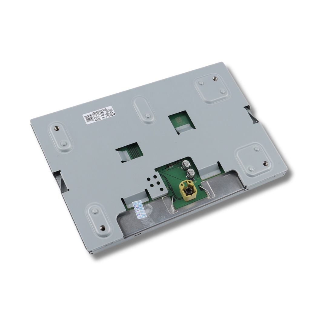 Electronic component on a white background