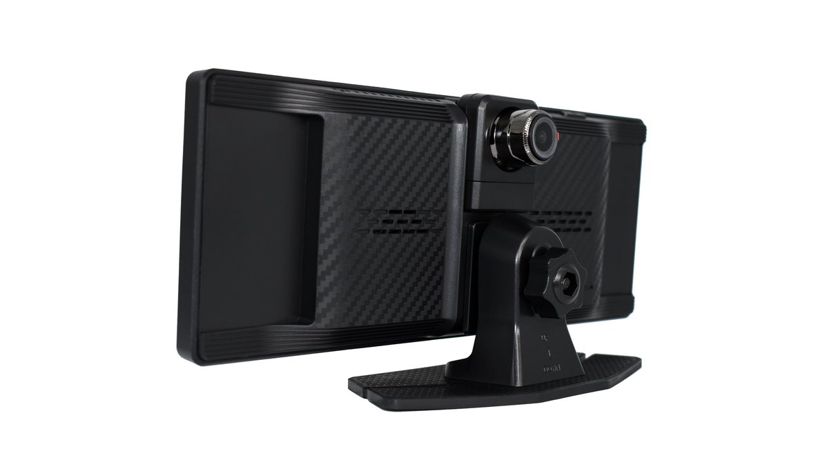 CarSync Tablet with Dashcam & Backup Camera by CueScreens — Universal 10.25″ Wireless CarPlay & Android Auto Touchscreen (Plug-and-Play 12V)