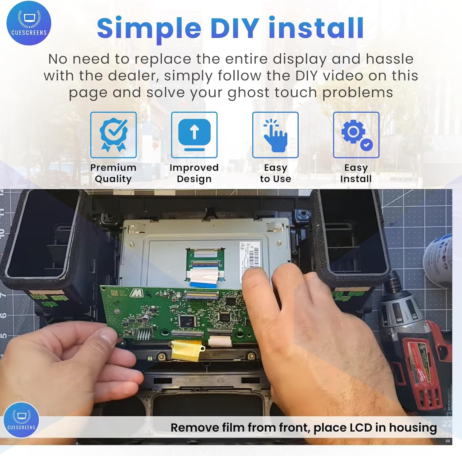 Chevy GMC 8" MyLink/IntelliLink Touchscreen Digitizer – DJ080PA-01A