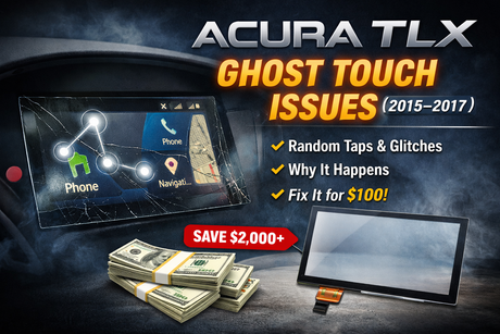 Acura TLX Ghost Touch Issues (2015–2017): Causes, Symptoms, and the $100 Fix