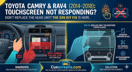 Toyota Camry & RAV4 Touchscreen Not Responding (2014–2018 Diagnosis Guide)