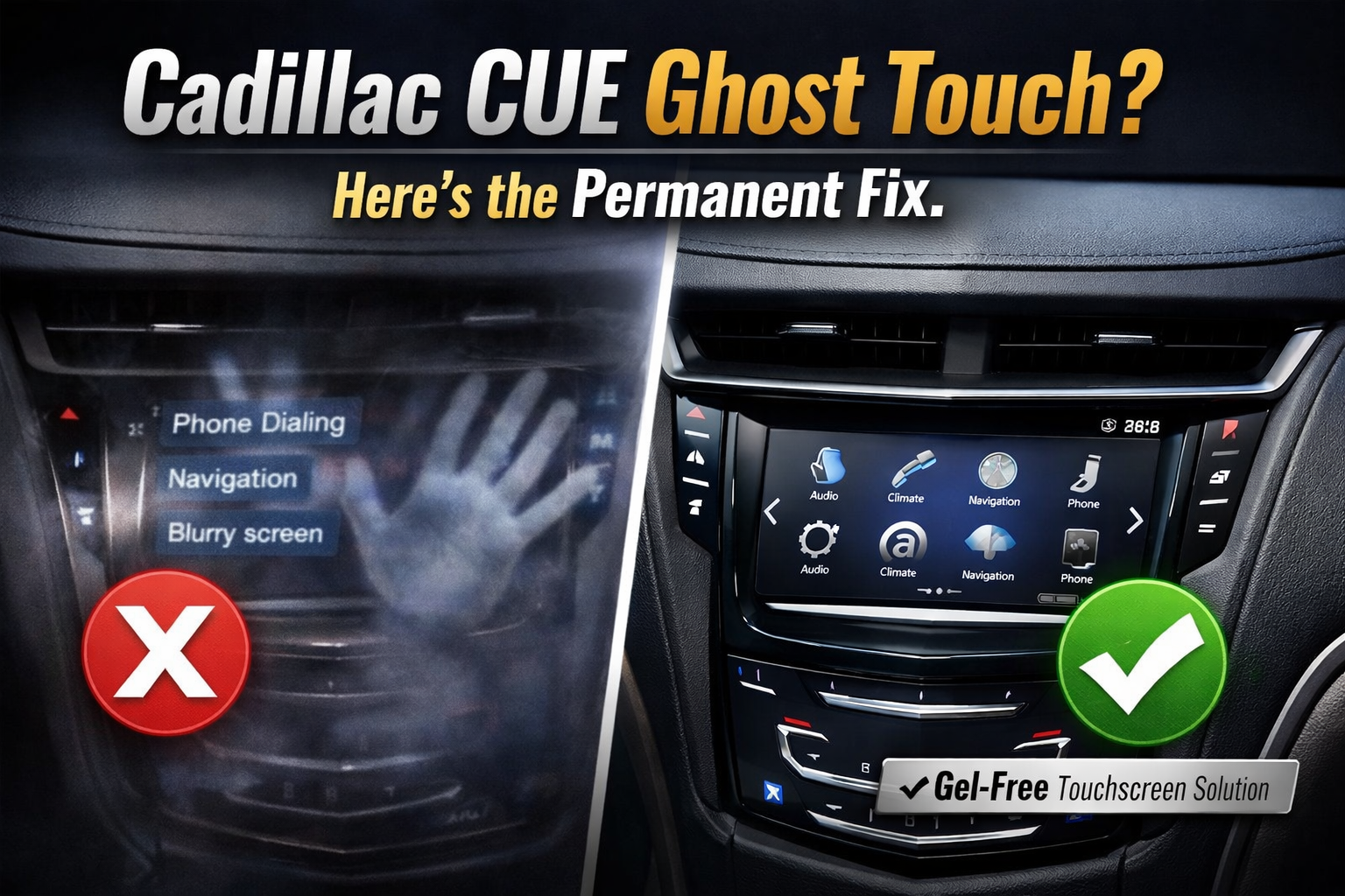 How to Fix Cadillac CUE Ghost Touch Permanently