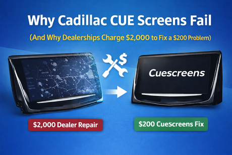 Why Cadillac CUE Screens Fail (And Why Dealerships Charge $2,000 to Fix a $200 Problem)