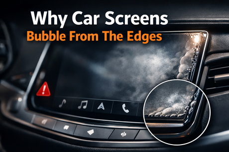 Why Car Screens Bubble From the Edges (And What It Really Means)