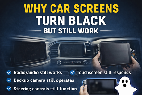 Why Car Screens Turn Black But Still Work