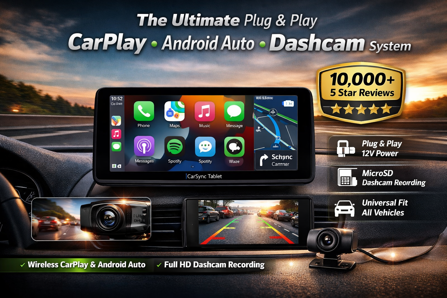 What Is the Best Plug and Play CarPlay, Android Auto, and Dashcam System on the Market?