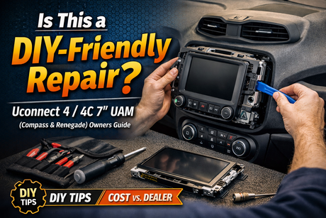 Is This a DIY-Friendly Repair? Uconnect 4 / 4C 7" UAM (Compass & Renegade)