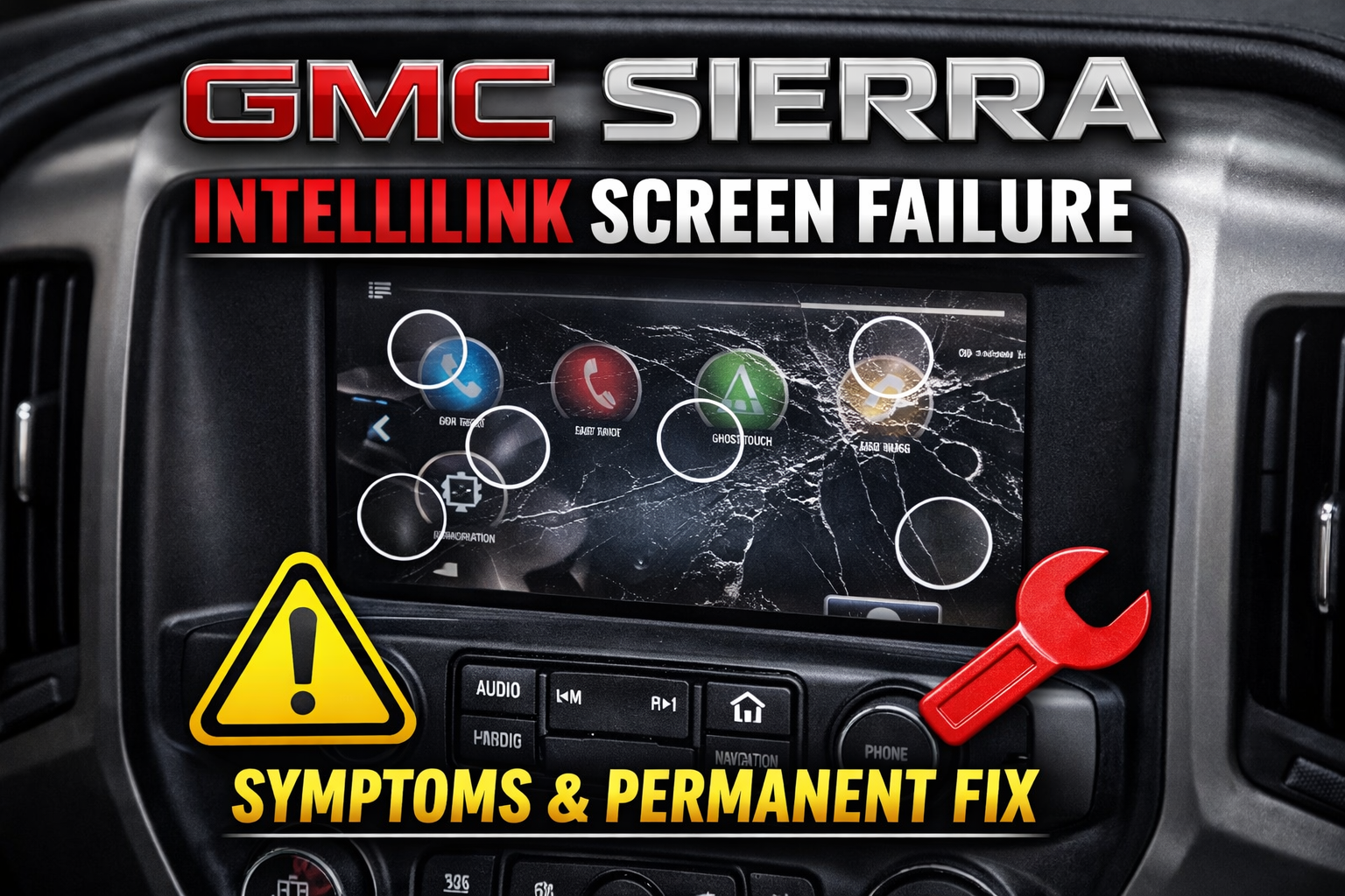 GMC Sierra IntelliLink Screen Failure: Symptoms and the Permanent Fix