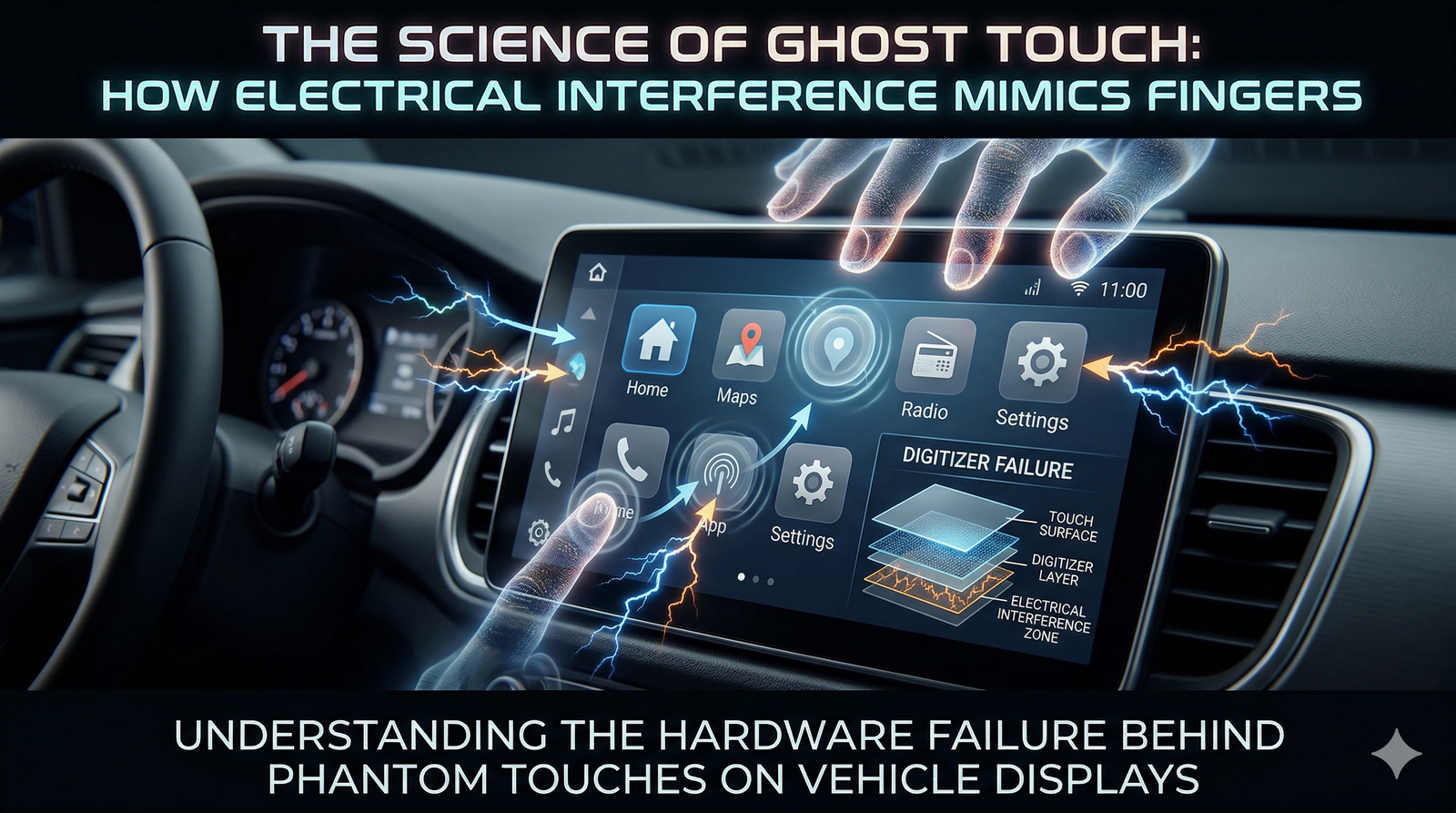 The Science of Ghost Touch: How Electrical Interference Mimics Fingers
