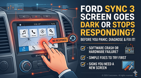 Ford Sync 3 Non-Responsive Touch Screen Fix: Software vs Hardware