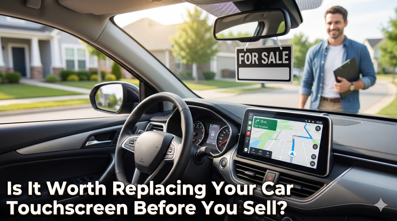 Is It Worth Replacing Your Car Touchscreen Before You Sell?