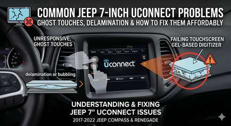 Jeep Compass & Renegade 7-Inch Uconnect Failures (2017–2022): Causes, Symptoms, and the Best Fix