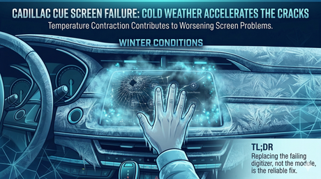 Does Cold Weather Harm Cadillac CUE Screens?