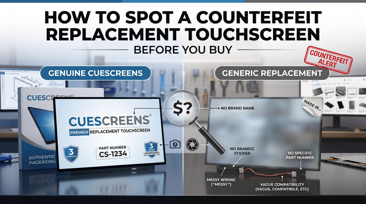 How to Spot a Counterfeit Replacement Touchscreen Before You Buy