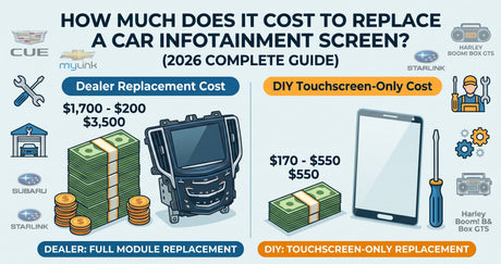 How Much Does It Cost to Replace a Car Infotainment Screen? (2026 Complete Guide)
