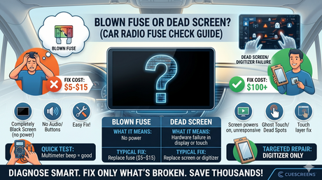 How to Tell if Your Infotainment Fuse Is Blown vs. a Dead Screen (Car Radio Fuse Check Guide)