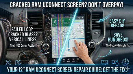 RAM 1500 12-Inch Uconnect Screen Cracking: Causes, Vertical Lines, and How to Fix It