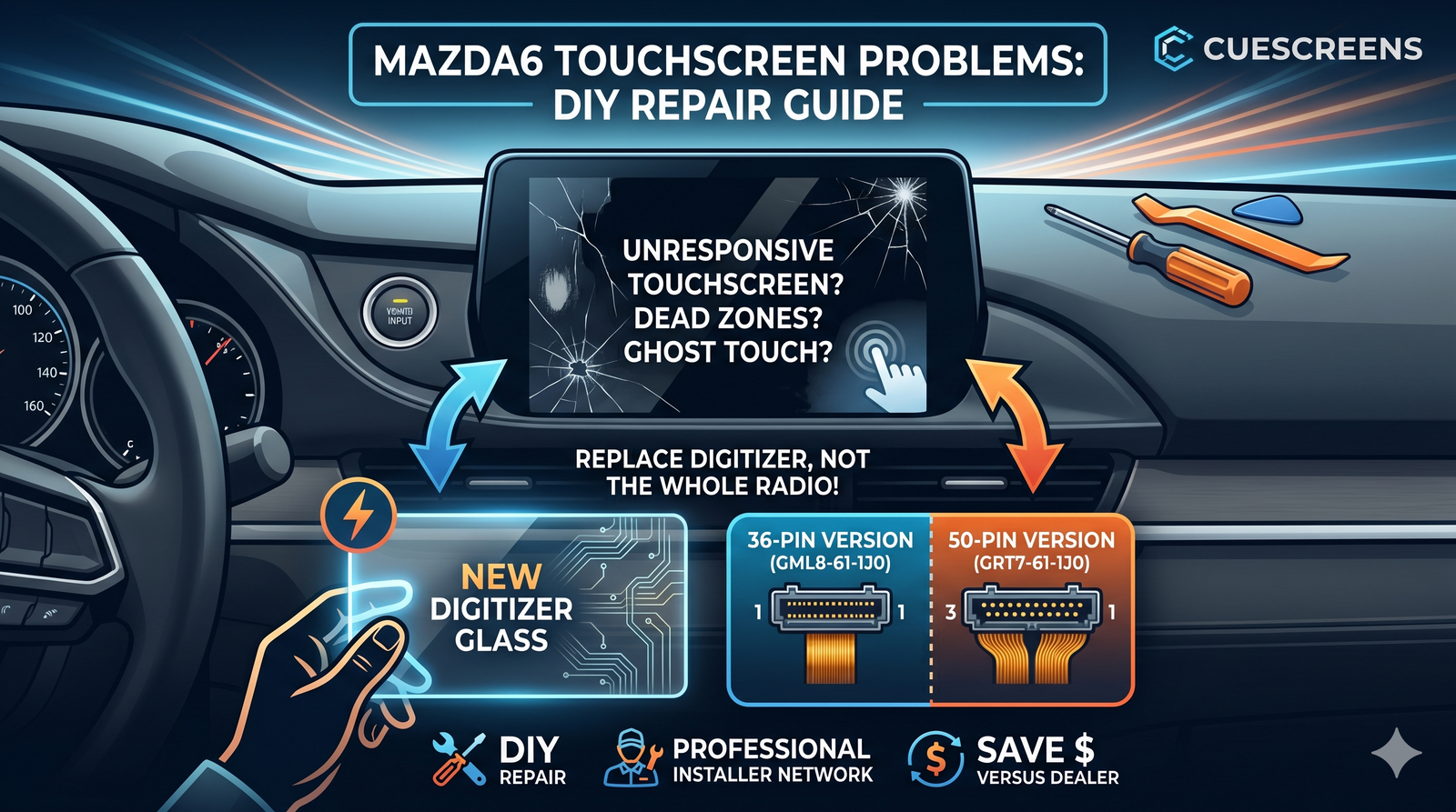 2015–2019 Mazda6 Touchscreen Not Working? Here's What You Need to Know