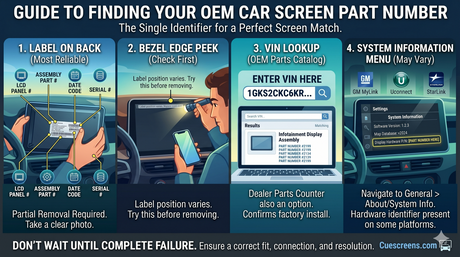 How to Find Your Car Screen's OEM Part Number