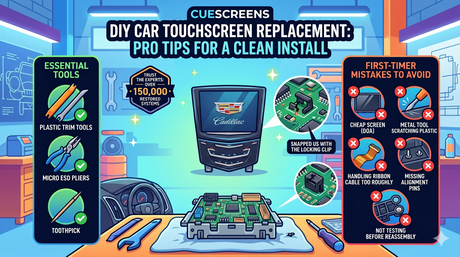 How Hard Is It to Replace a Car Touchscreen? What First-Timers Should Know