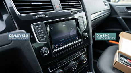 VW Golf/GTI MIB2 Touchscreen Replacement Cost: Dealer vs DIY