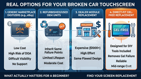 Best DIY Car Infotainment Screen Replacement Options for Beginners