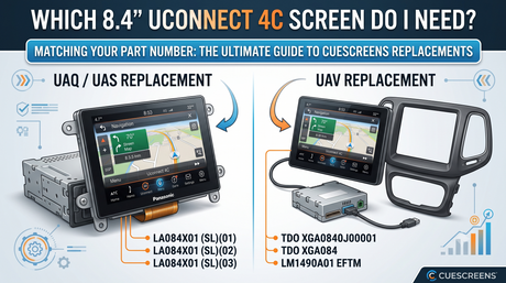 Uconnect 4C UAQ vs. UAV: Matching Your Part Number to the Right Cuescreens Replacement
