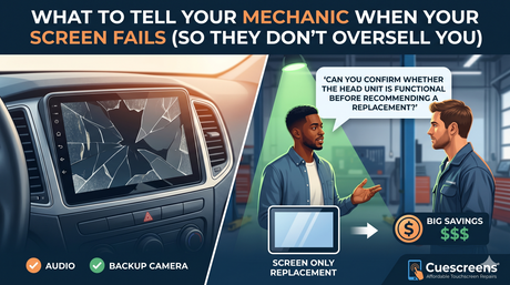What to Tell Your Mechanic When Your Screen Fails (So They Don't Oversell You)