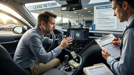 Leasing a Car With a Failing Touchscreen? What It Can Cost You at Lease Turn-In