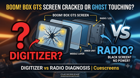 Boom! Box GTS Screen Cracked or Ghost Touching? How to Tell If It Is the Digitizer or the Radio