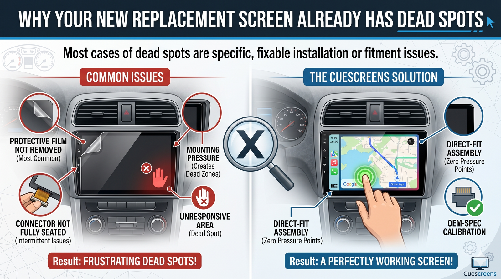 Why Your New Replacement Screen Already Has Dead Spots