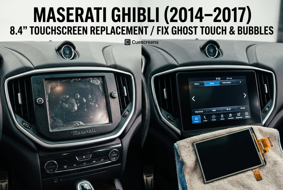 Maserati Ghibli Touchscreen Replacement: Why Your 8.4-Inch Screen Is a Uconnect 3C Part