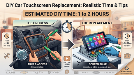 How Long Does It Take to Replace a Car Touchscreen Yourself?