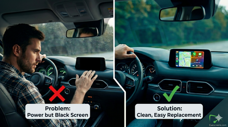 Why Your Car Touchscreen Turns On But Shows a Black Screen (Honda, Mazda, Subaru Edition)