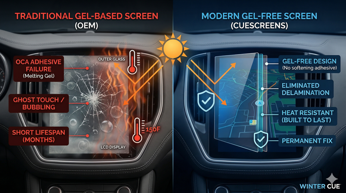 How Modern Gel-Free Screens Prevent Future Delamination – Cuescreens
