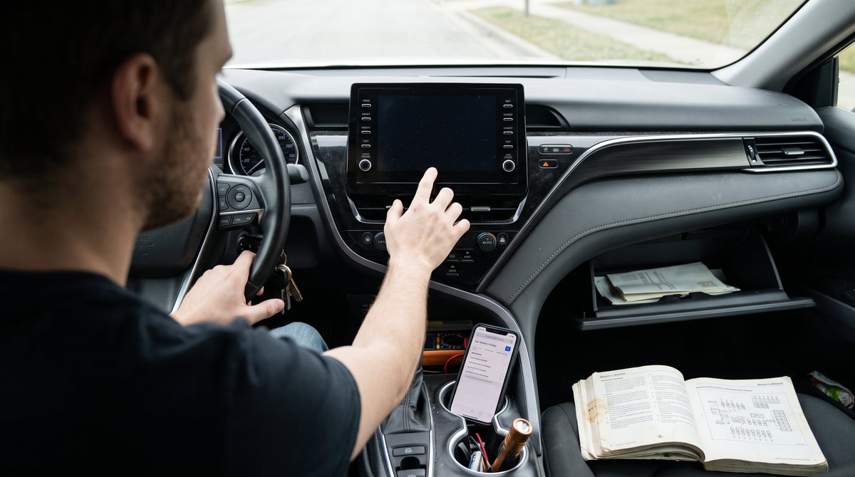 Car Touchscreen Stopped Working After a Dead Battery or Jump Start? What to Check Before You Replace It