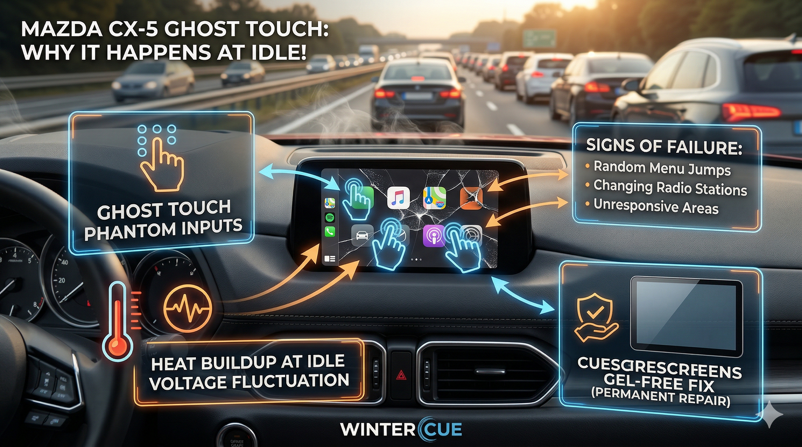 Mazda CX-5 Ghost Touching in Traffic: Why It Happens at Idle