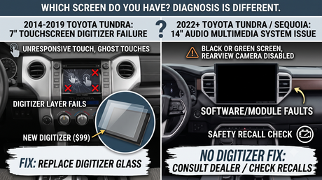 Toyota Tundra and Sequoia Touchscreen Issues: What's Actually Wrong and What You Can Fix