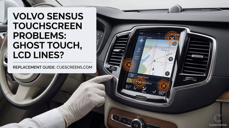 Volvo Sensus Touchscreen Not Responding? Ghost Touch, LCD Lines, and When to Replace